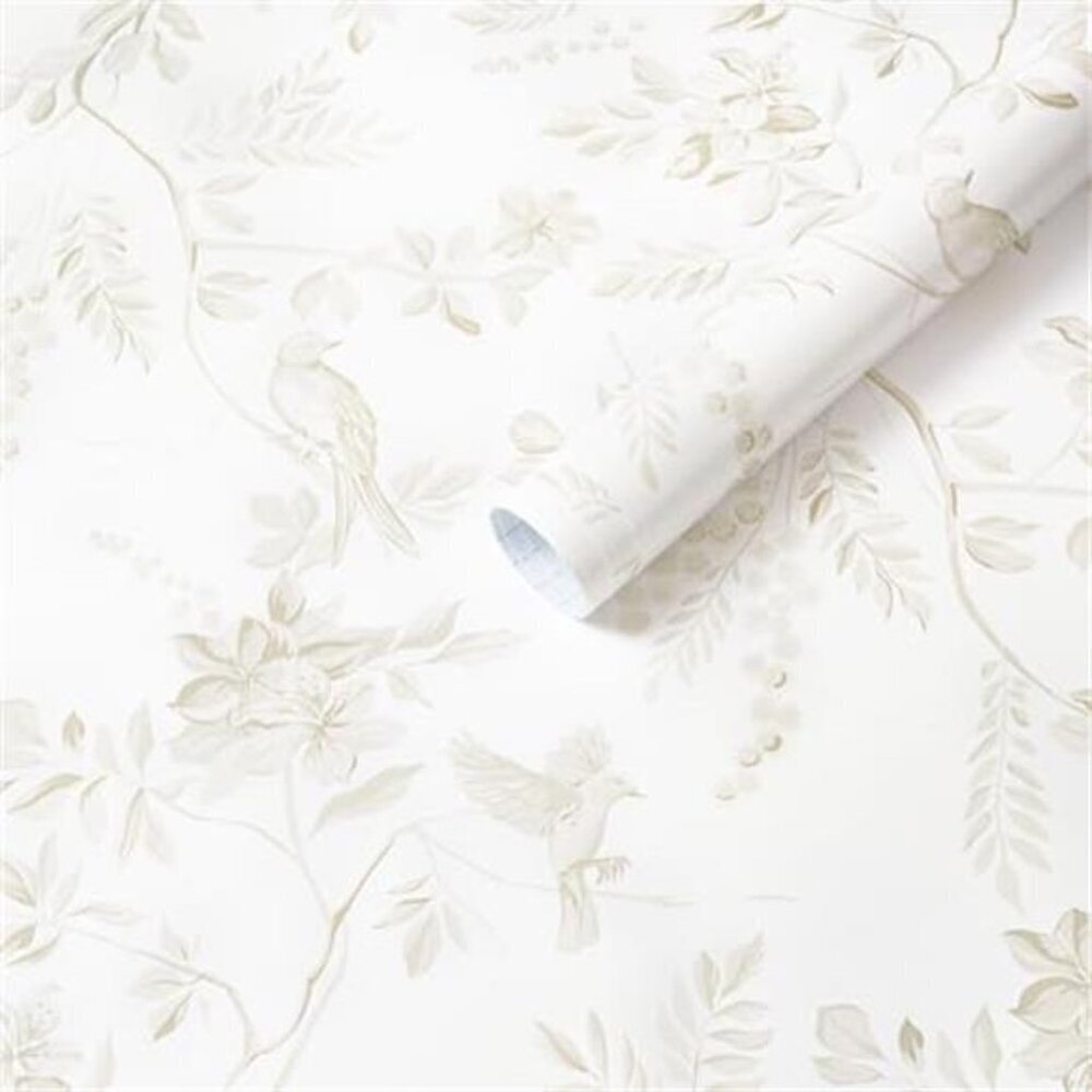 Boho Floral Peel Stick Wallpaper 17.3x78.7 Beige